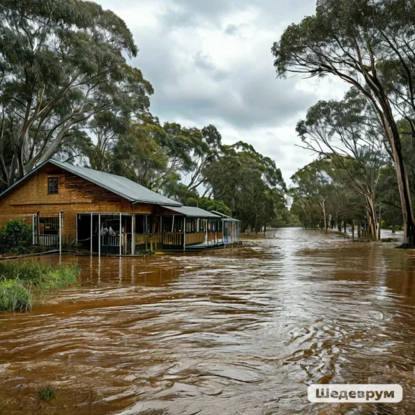 Рекордное наводнение в Австралии.