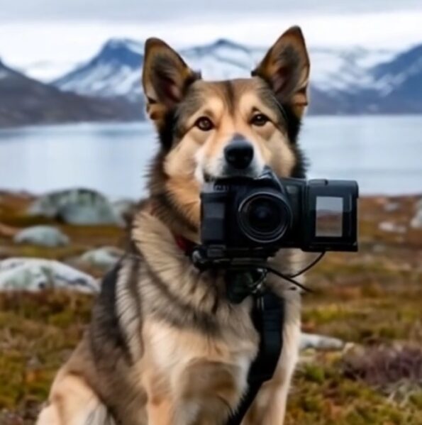 В Гренландии собачка утащила камеру у журналиста и случайно сняла трендовое  видео